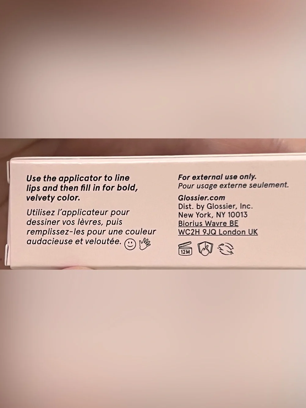 Glossier new box